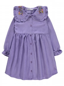 Wholesale - Civil Girls - Pink-Damson - -Jumper and Dress-6-7-8-9 Year (1-1-1-1) 4 Pieces