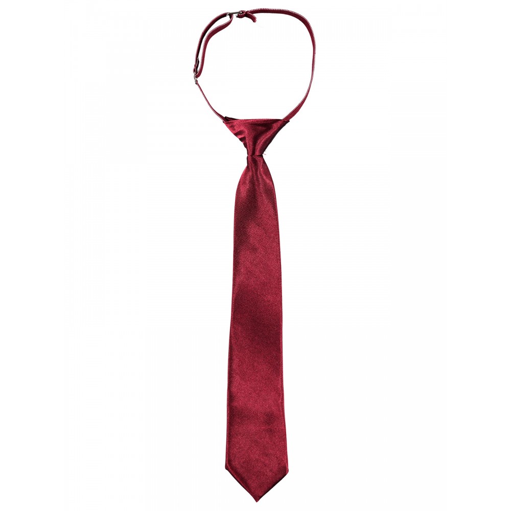 Wholesale - Minidamla-Lüks Tekin - Burgundy - DT & FMCG-Tie & Bow Tie-S Size (Of 4) 4 Pieces