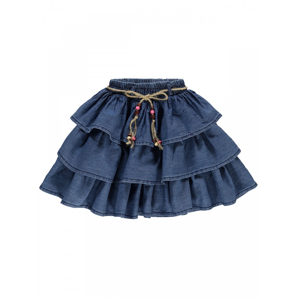 Wholesale - Civil Girls - Blue - Girl-Skirt-6-7-8-9 Year (1-1-1-1) 4 Pieces