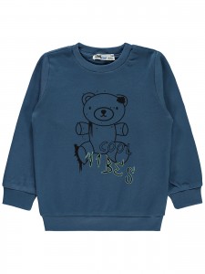 Wholesale - Civil Boys - Indigo - Boy-Sweatshirt-2-3-4-5 Year (1-1-1-1) 4 Pieces