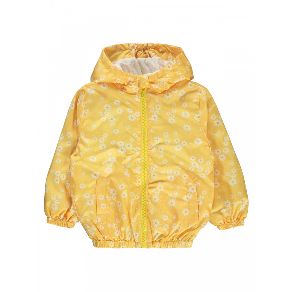 Wholesale - Civil Girls - Yellow - Girl-Raincoat-2-3-4-5 Year (1-1-1-1) 4 Pieces