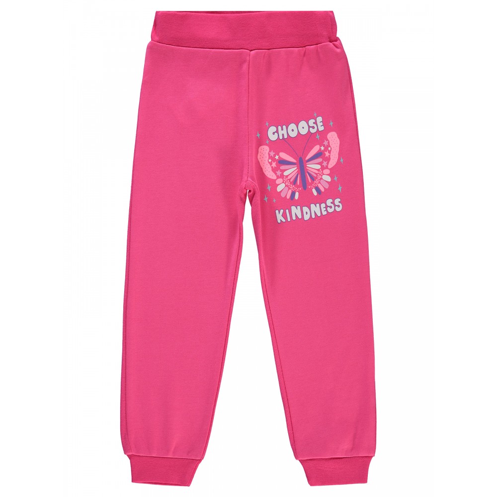 Wholesale - Civil Girls - Fuchsia - -Track Pants-2-3-4-5 Year (1-1-1-1) 4 Pieces