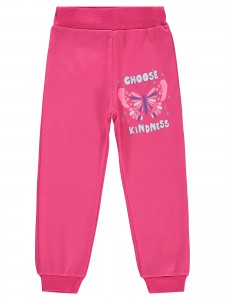 Wholesale - Civil Girls - Fuchsia - -Track Pants-2-3-4-5 Year (1-1-1-1) 4 Pieces