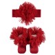 Wholesale - Minidamla-Lüks Tekin - Red - -Sock Sets-S Size (Of 6) 6 Pieces