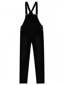 Wholesale - Civil Girls - Black - -Dungarees-10-11-12-13 Year  (1-1-1-1) 4 Pieces