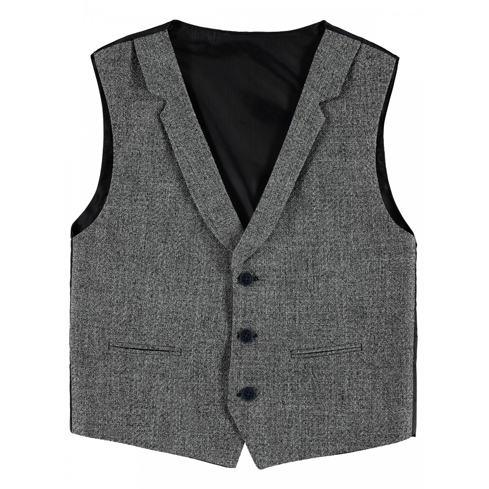 Wholesale - Civil Class - Grey - -Vest-10-11-12-13 Year  (1-1-1-1) 4 Pieces