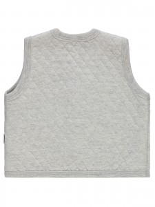 Wholesale - Minidamla-Lüks Tekin - Greymarl - -Vest-56-62-68-74 (1-1-1-1) 4 Pieces