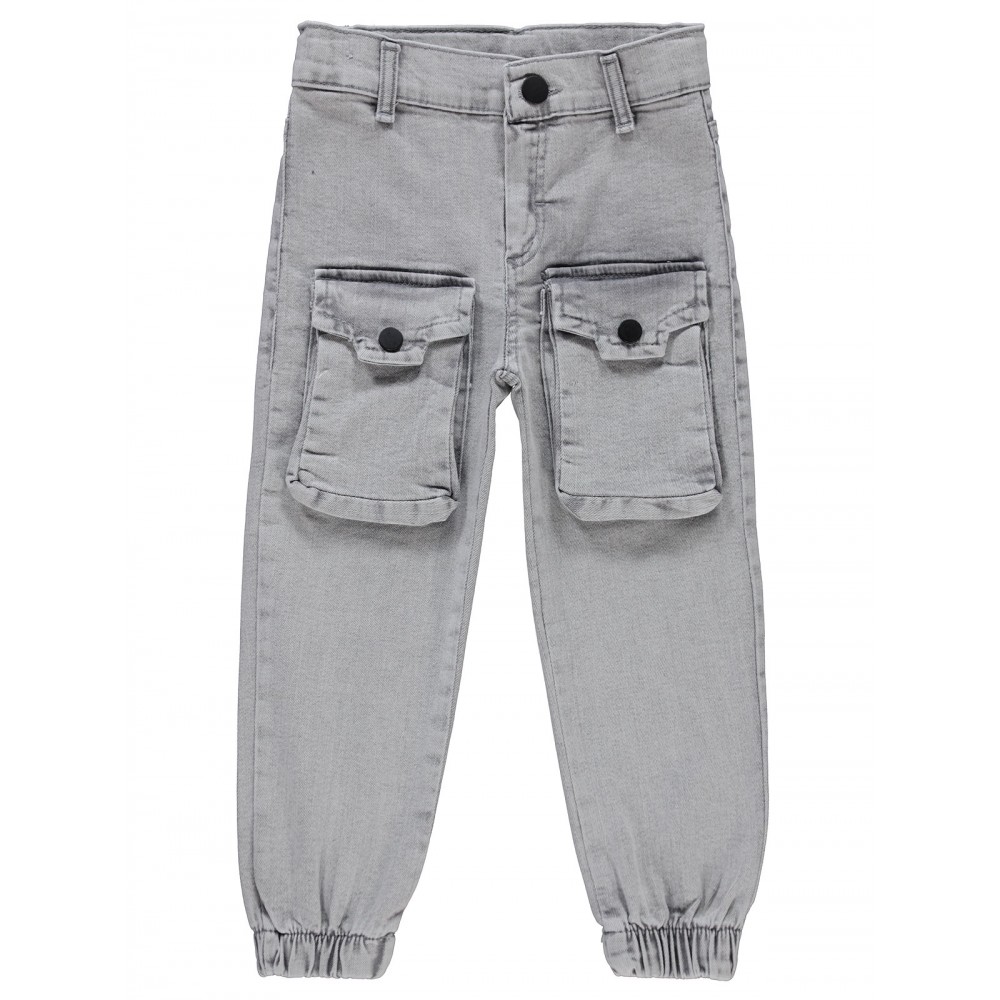 Wholesale - Civil Boys - Grey - -Trousers-2-3-4-5 Year (1-1-1-1) 4 Pieces