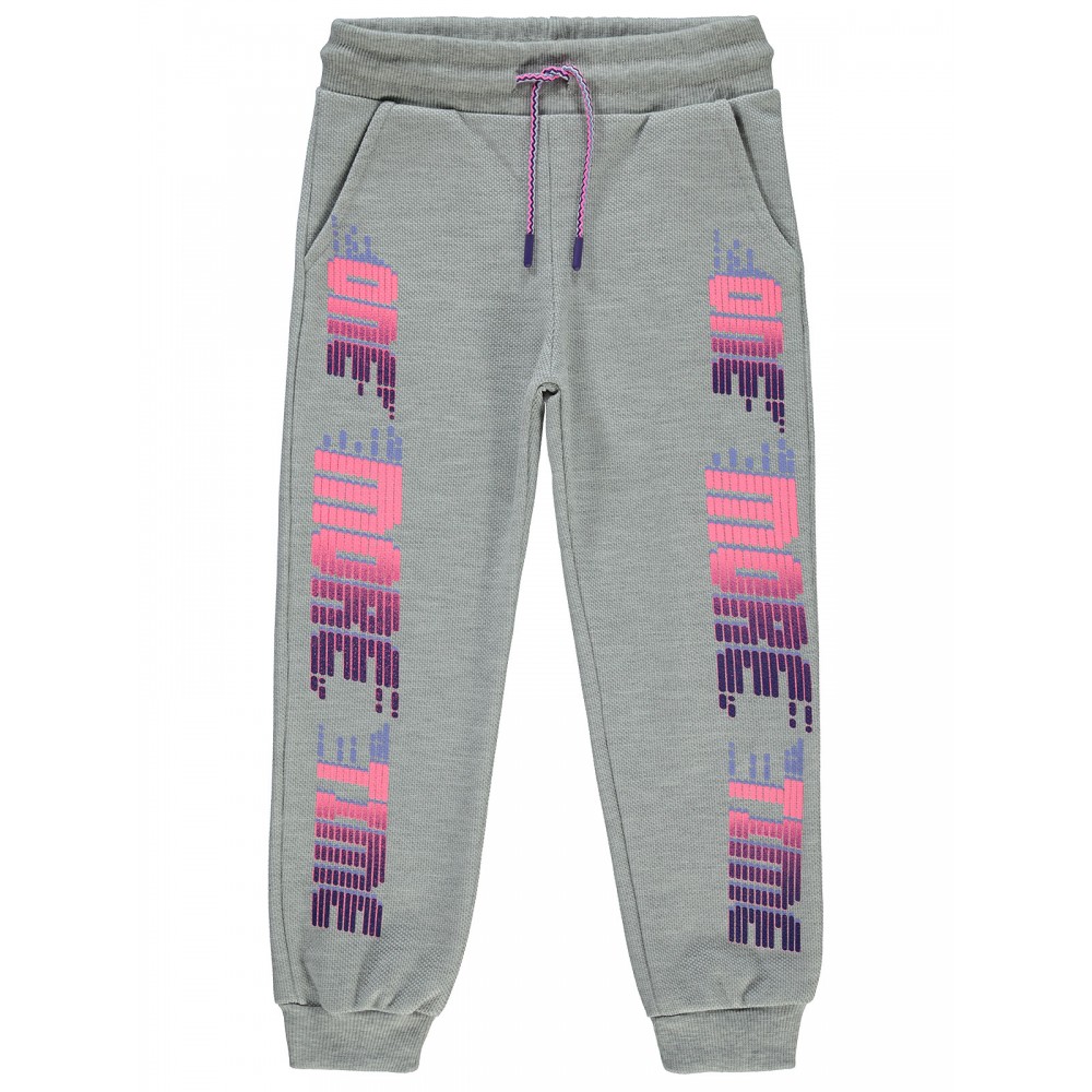 Wholesale - Civil Girls - Greymarl - -Track Pants-10-11-12-13 Year  (1-1-1-1) 4 Pieces