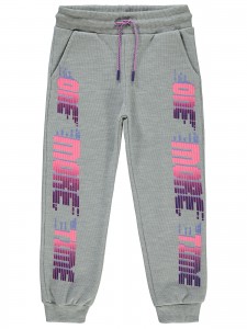 Wholesale - Civil Girls - Greymarl - -Track Pants-10-11-12-13 Year  (1-1-1-1) 4 Pieces