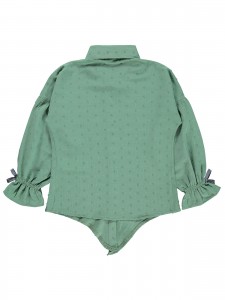 Wholesale - Civil Girls - Green - -Shirt-6-7-8-9 Year (1-1-1-1) 4 Pieces