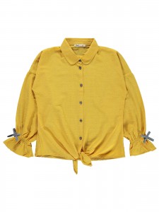 Wholesale - Civil Girls - Mustard - -Shirt-10-11-12-13 Year  (1-1-1-1) 4 Pieces