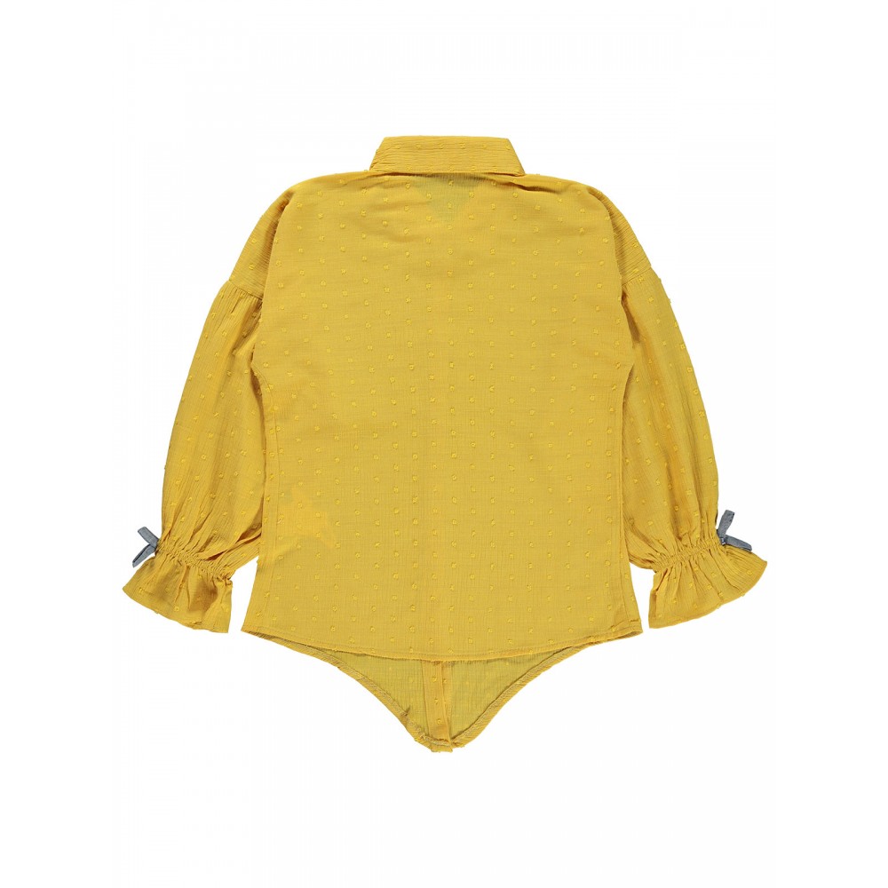 Wholesale - Civil Girls - Mustard - -Shirt-10-11-12-13 Year  (1-1-1-1) 4 Pieces