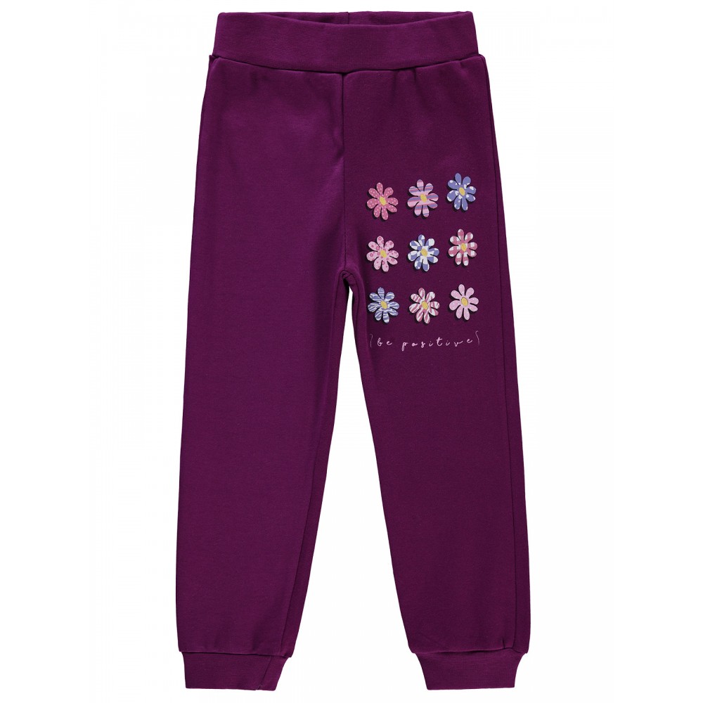 Wholesale - Civil Girls - Orchid Purple - -Track Pants-2-3-4-5 Year (1-1-1-1) 4 Pieces