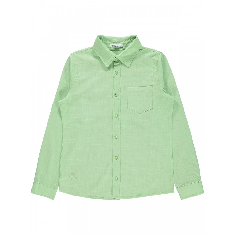 Wholesale - Civil Boys - Soft Green - -Shirt-10-11-12-13 Year  (1-1-1-1) 4 Pieces