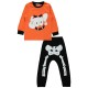 Wholesale - Civil Boys - Orange - -Pajama Set-2-3-4-5 Year (1-1-1-1) 4 Pieces