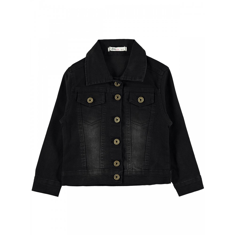 Wholesale - Civil Girls - Black - -Jacket-10-11-12-13 Year  (1-1-1-1) 4 Pieces