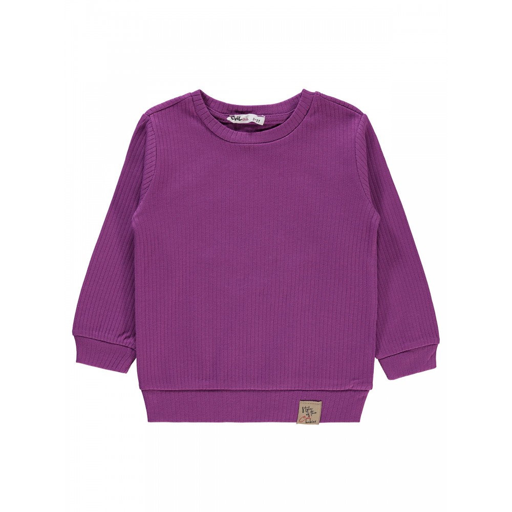 Wholesale - Civil Girls - Purple - Girl-Sweatshirt-2-3-4-5 Year (1-1-1-1) 4 Pieces