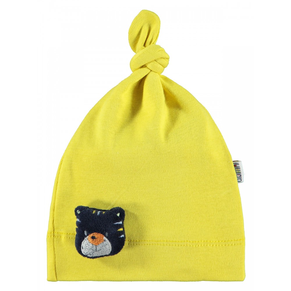 Wholesale - Minidamla-Lüks Tekin - Yellow - Baby-Baby Hats, Beanies And Sets-S Size (Of 6) 6