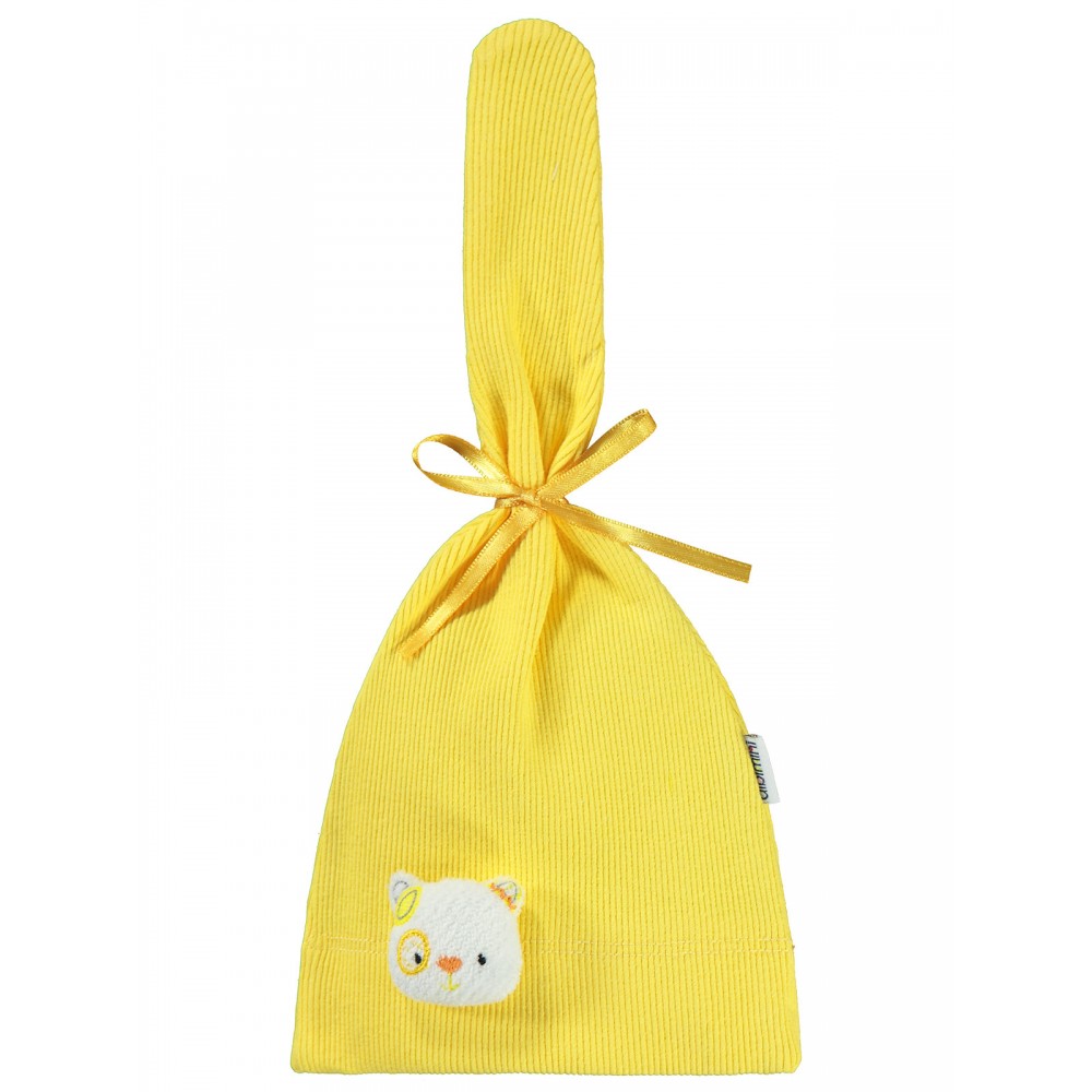 Wholesale - Minidamla-Lüks Tekin - Yellow - Baby-Baby Hats, Beanies And Sets-S Size (Of 6) 6