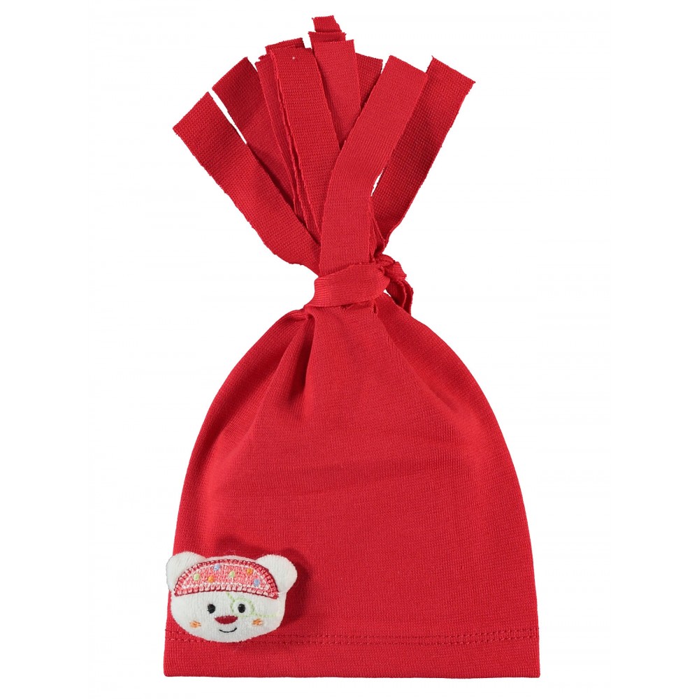 Wholesale - Minidamla-Lüks Tekin - Red - Baby-Baby Hats, Beanies And Sets-S Size (Of 6) 6