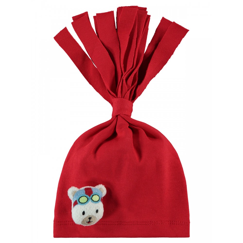 Wholesale - Minidamla-Lüks Tekin - Red - Baby-Baby Hats, Beanies And Sets-S Size (Of 6) 6