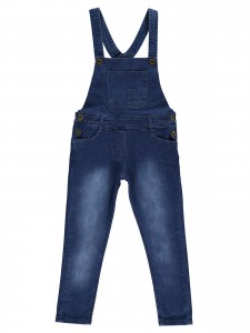 Wholesale - Civil Girls - Blue - -Dungarees-10-11-12-13 Year  (1-1-1-1) 4 Pieces