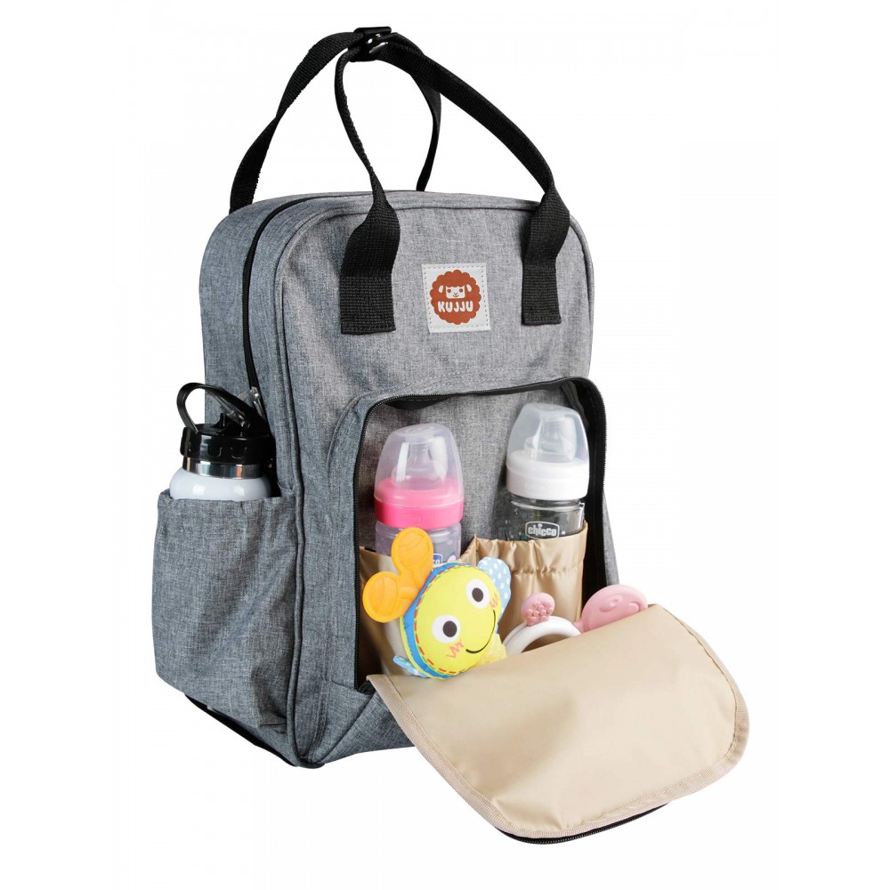 Wholesale - Kujju - Grey - -Baby Equipment Bag-S Size (Of 1) 1 Pieces