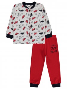 Wholesale - Civil Boys - Red - Boy-Pajamas Set-2-3-4-5 Year (1-1-1-1) 4