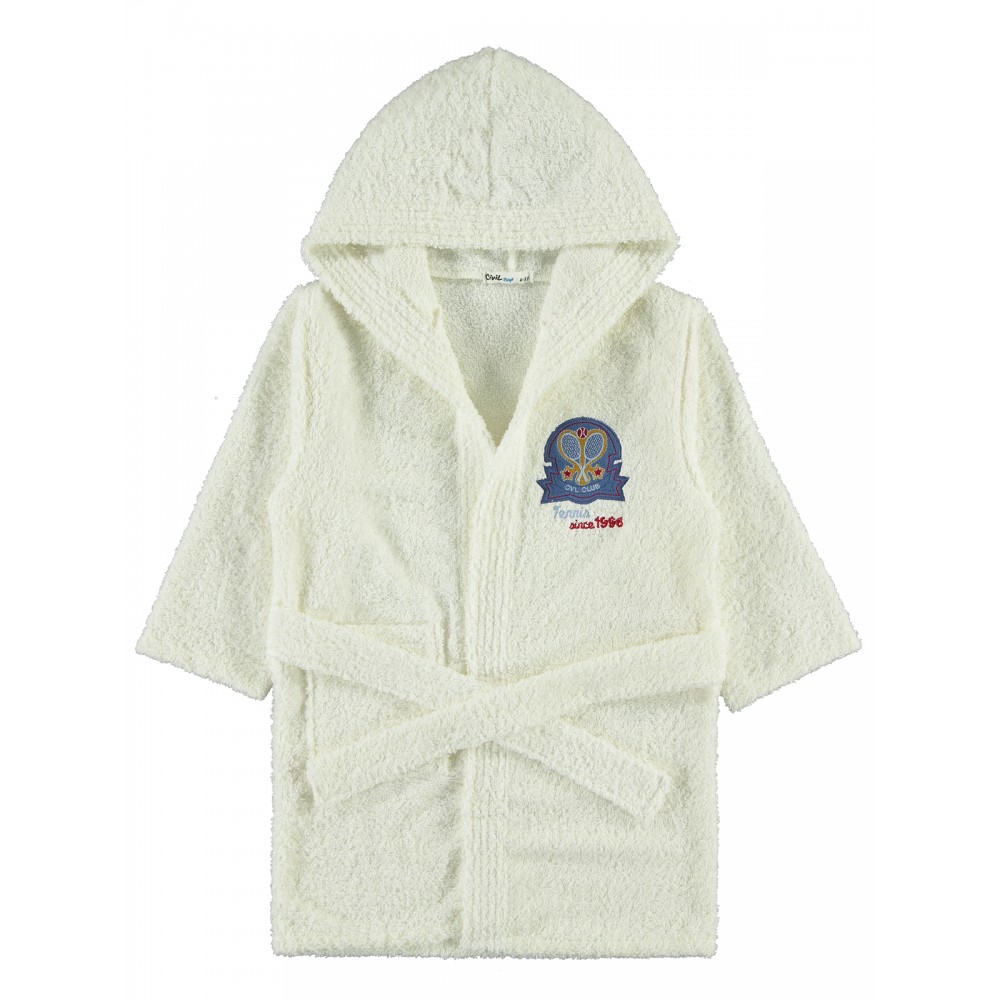 Wholesale - Civil Boys - Ecru - Boy-Bathrobe-4-6-8-10 Year (1-1-1-1) 4