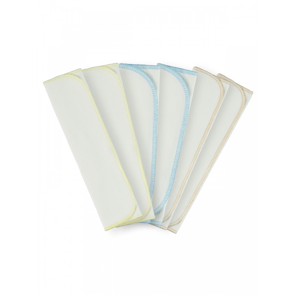 Wholesale - Minidamla-Lüks Tekin - Blue - Baby-Baby Handkerchiefs-S Size (Of 12) 12