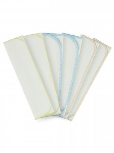 Wholesale - Minidamla-Lüks Tekin - Blue - Baby-Baby Handkerchiefs-S Size (Of 12) 12