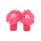 Wholesale - Minidamla-Lüks Tekin - Pink - Baby-Sock-S Size (Of 6) 6