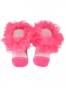 Wholesale - Minidamla-Lüks Tekin - Pink - Baby-Sock-S Size (Of 6) 6