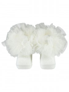 Wholesale - Minidamla-Lüks Tekin - White - Baby-Sock-S Size (Of 6) 6