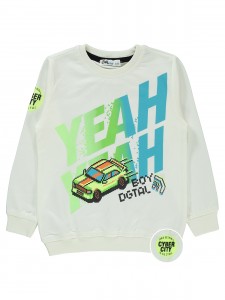 Wholesale - Civil Boys - Ecru - Boy-Sweatshirt-2-3-4-5 Year (1-1-1-1) 4