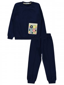 Wholesale - Civil Boys - Navy - Boy-Tracksuit Set-2-3-4-5 Year (1-1-1-1) 4