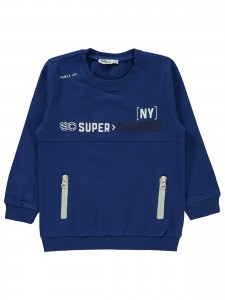 Wholesale - Civil Boys - Light Navy - Boy-Sweatshirt-2-3-4-5 Year (1-1-1-1) 4