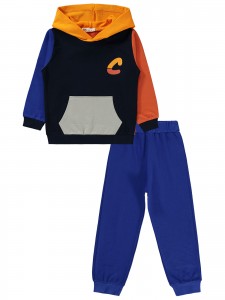 Wholesale - Civil Boys - Saxe - Boy-Tracksuit Set-2-3-4-5 Year (1-1-1-1) 4