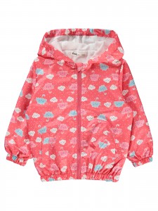 Wholesale - Civil Girls - Fuchsia-Grey - Girl-Raincoat-2-3-4-5 Year (1-1-1-1) 4