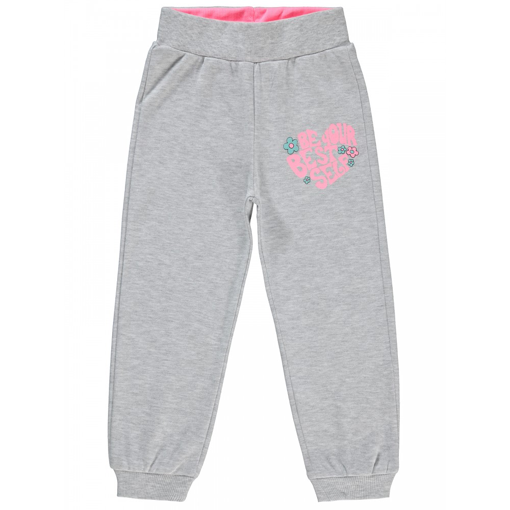 Wholesale - Civil Girls - Snow Marl - Girl-Track Pants-2-3-4-5 Year (1-1-1-1) 4