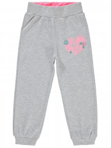 Wholesale - Civil Girls - Snow Marl - Girl-Track Pants-2-3-4-5 Year (1-1-1-1) 4