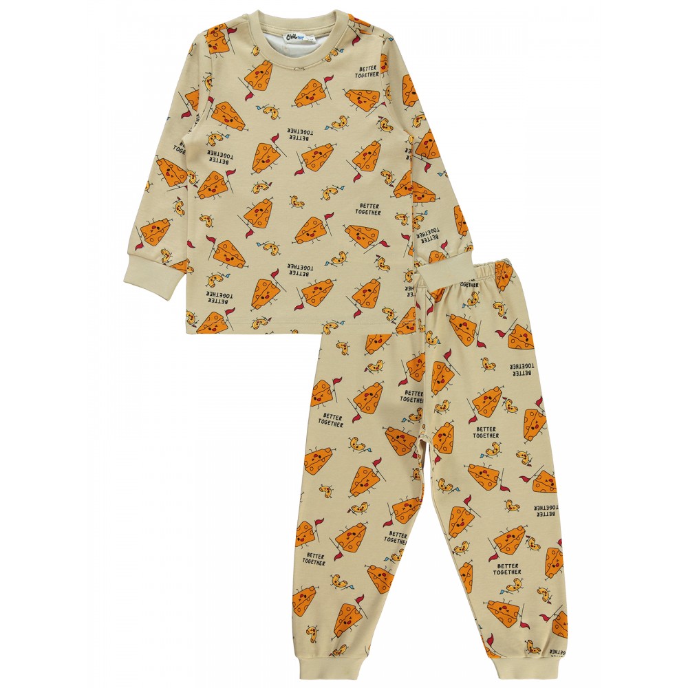 Wholesale - Civil Boys - Stone - Boy-Pajamas Set-2-3-4-5 Year (1-1-1-1) 4