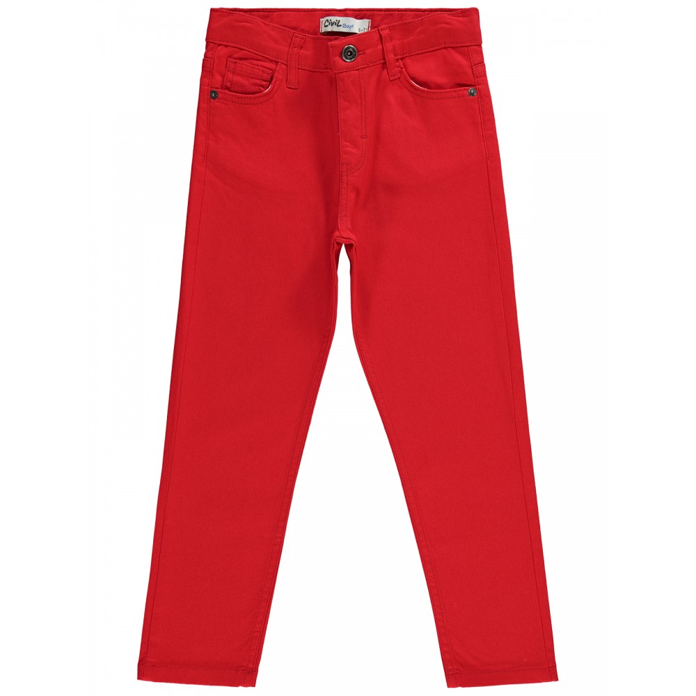 Wholesale - Civil Boys - Red - Boy-Trousers-6-7-8-9 Year (1-1-1-1) 4