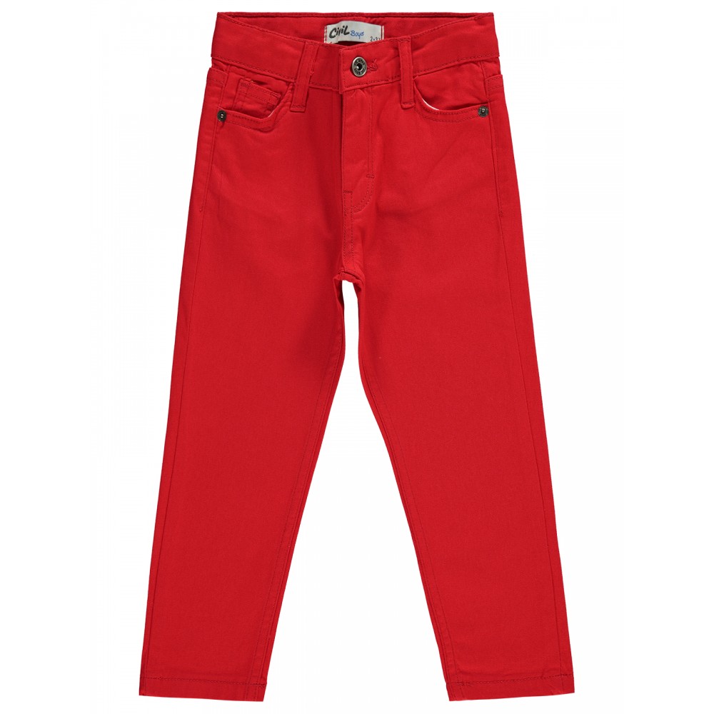 Wholesale - Civil Boys - Red - Boy-Trousers-2-3-4-5 Year (1-1-1-1) 4