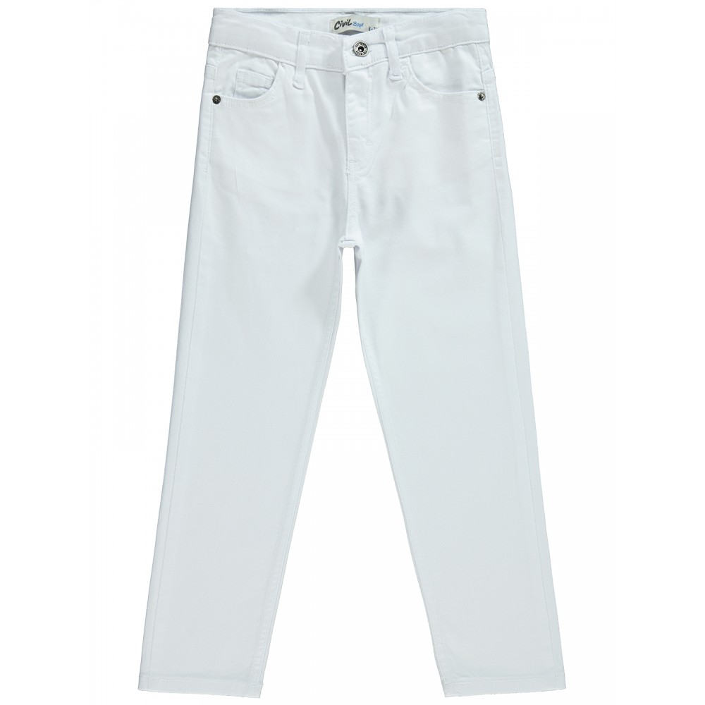 Wholesale - Civil Boys - White - Boy-Trousers-6-7-8-9 Year (1-1-1-1) 4