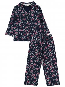 Wholesale - Civil Girls - Navy - Girl-Pajamas Set-2-3-4-5 Year (1-1-1-1) 4