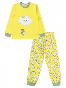 Wholesale - Civil Girls - Yellow - Girl-Pajamas Set-10-11-12-13 Year  (1-1-1-1) 4