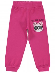 Wholesale - Civil Girls - Fuchsia - Girl-Track Pants-2-3-4-5 Year (1-1-1-1) 4