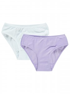 Wholesale - Civil Girls - White-Lilac - Girl-Panties-8 Year (Of 4) 4